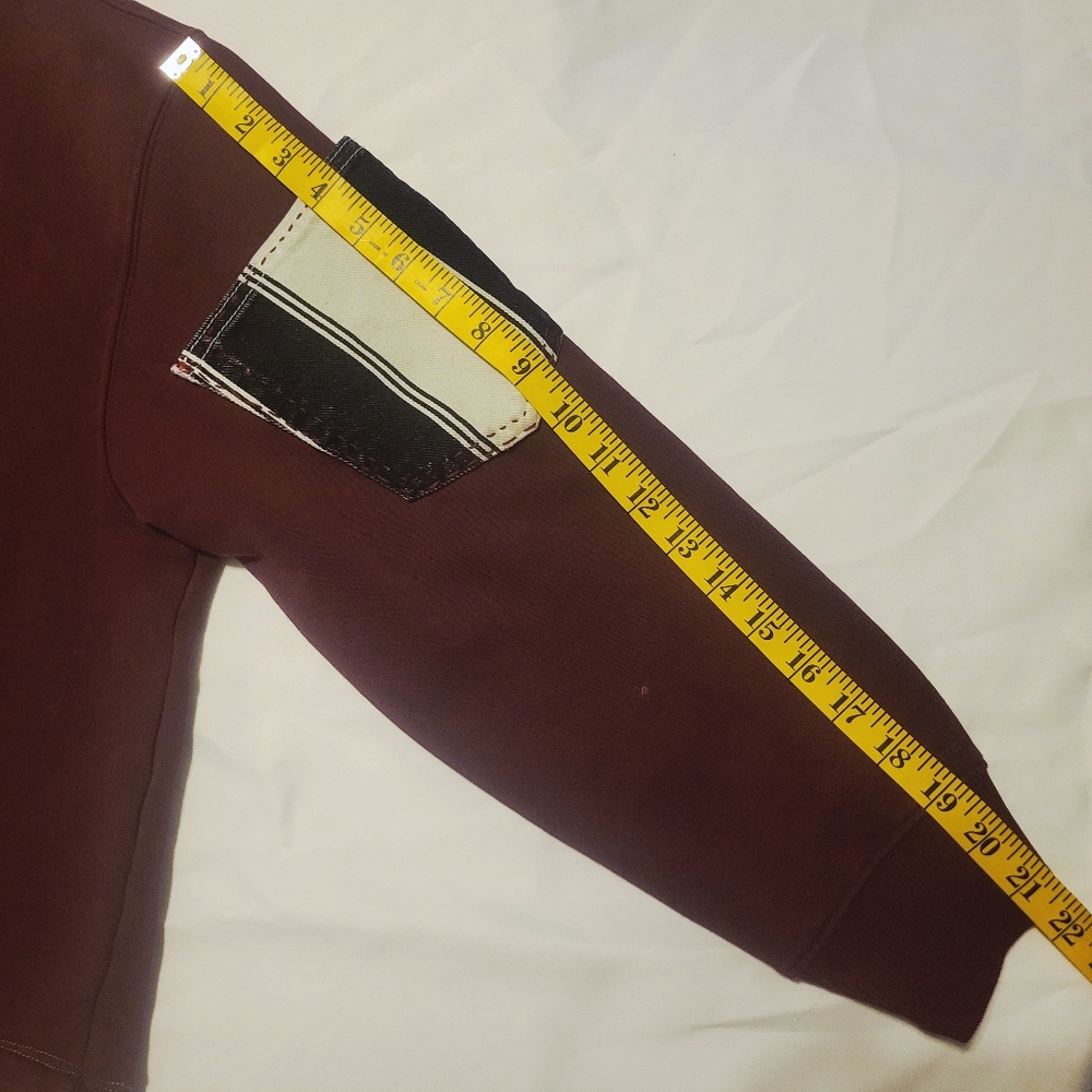 Athletic Works Maroon Graphic Sweater - Picture 12 of 15